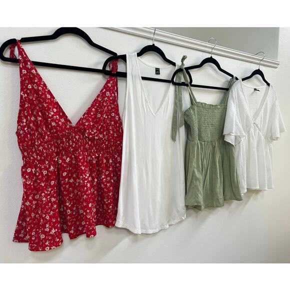 Maternity Summer Spring Top Lot 4-piece Bundle - Shein - Size Small - Picture 1 of 11